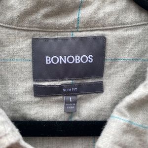 Bonobos slim fit flannel men's shirt Large